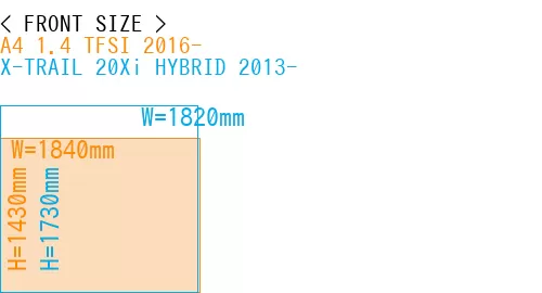 #A4 1.4 TFSI 2016- + X-TRAIL 20Xi HYBRID 2013-